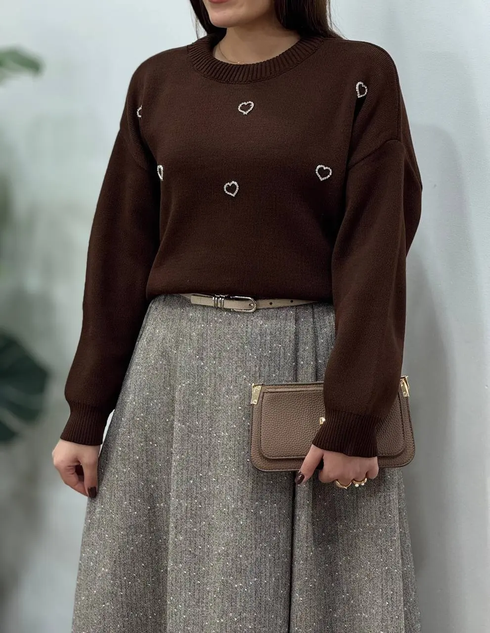 پلیوربافت زنانه ترک آیسو قلبی